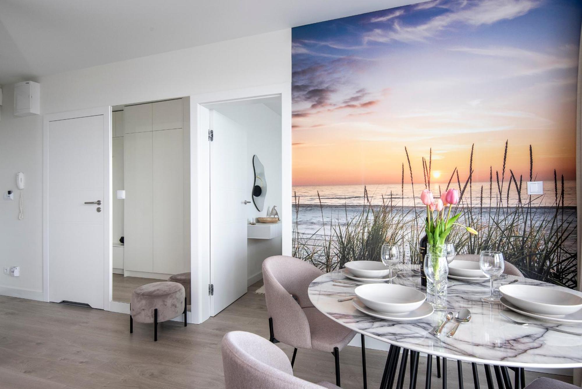 Апартаменти Wave Panorama 8Th Floor Sea View Мендзиздроє Екстер'єр фото