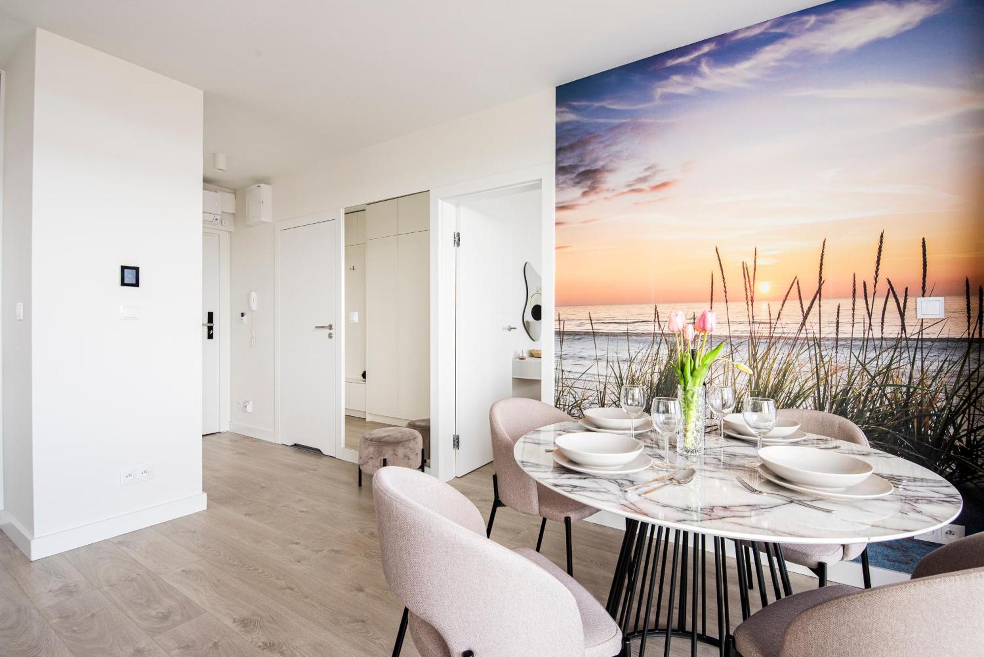 Апартаменти Wave Panorama 8Th Floor Sea View Мендзиздроє Екстер'єр фото