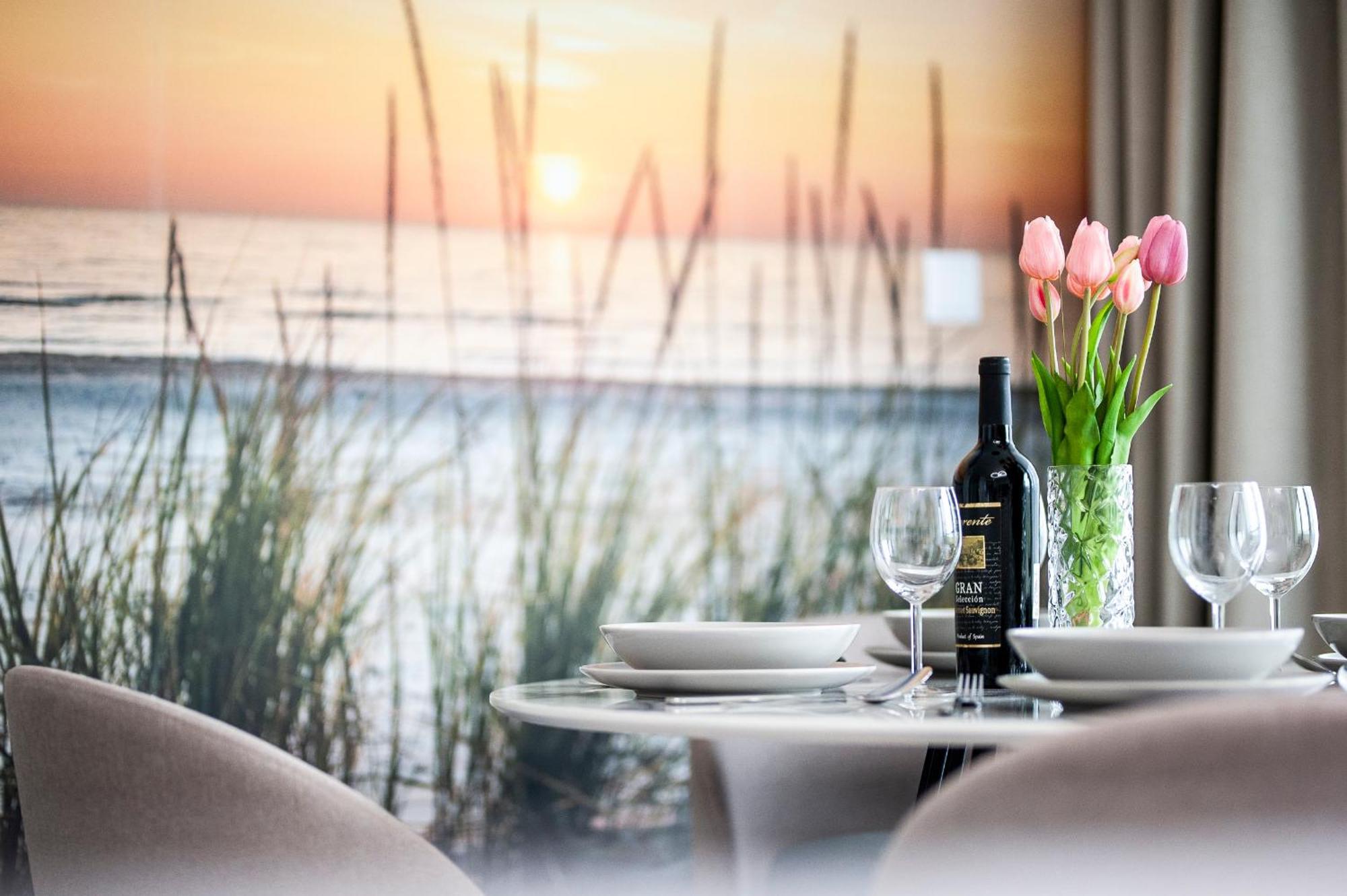 Апартаменти Wave Panorama 8Th Floor Sea View Мендзиздроє Екстер'єр фото