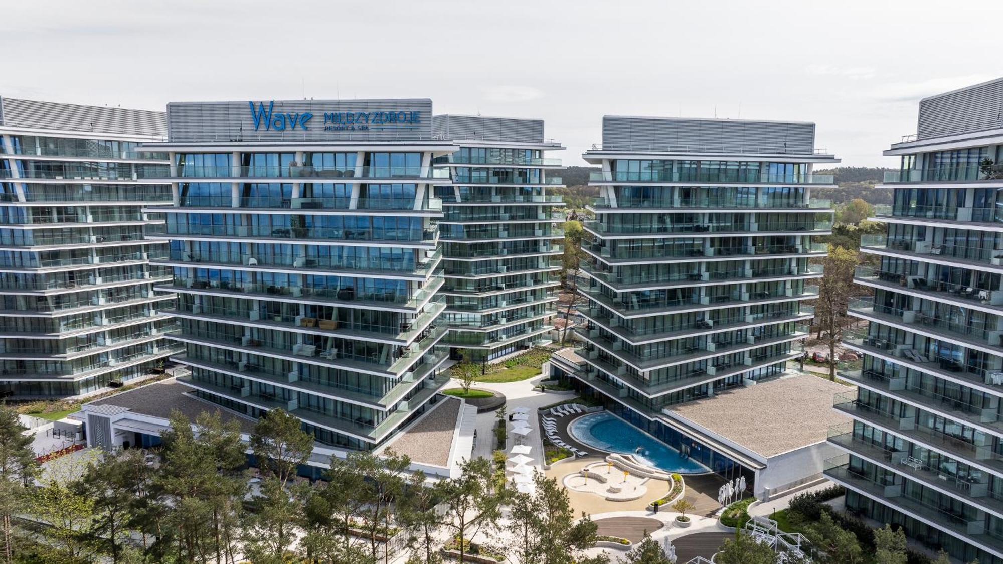 Апартаменти Wave Panorama 8Th Floor Sea View Мендзиздроє Екстер'єр фото